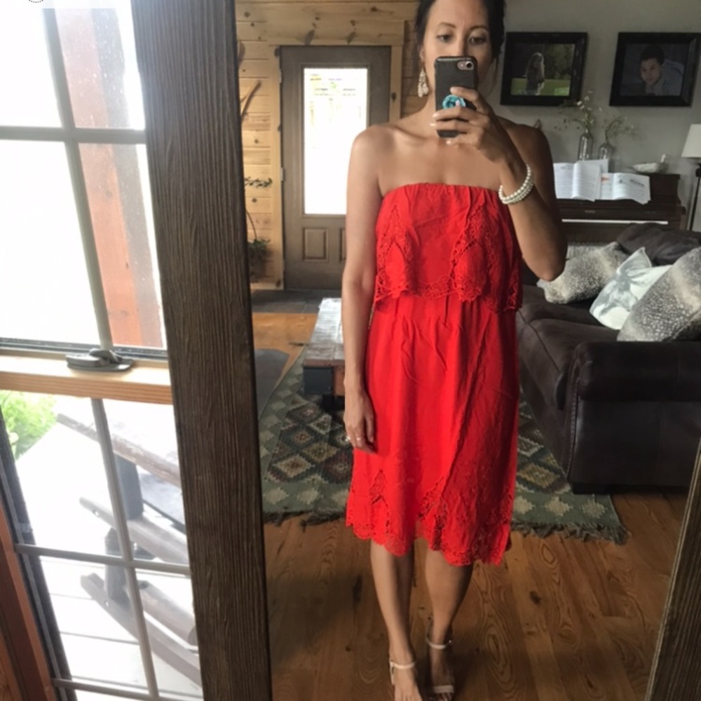 Strapless dress NWT